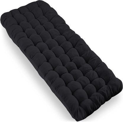 Foldable Camping Cot Mattress Pad with Waterproof Bottom