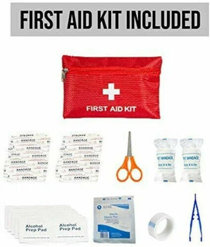 150 Piece Emergency Survival Kit Tactical Backpack Camping Hiking