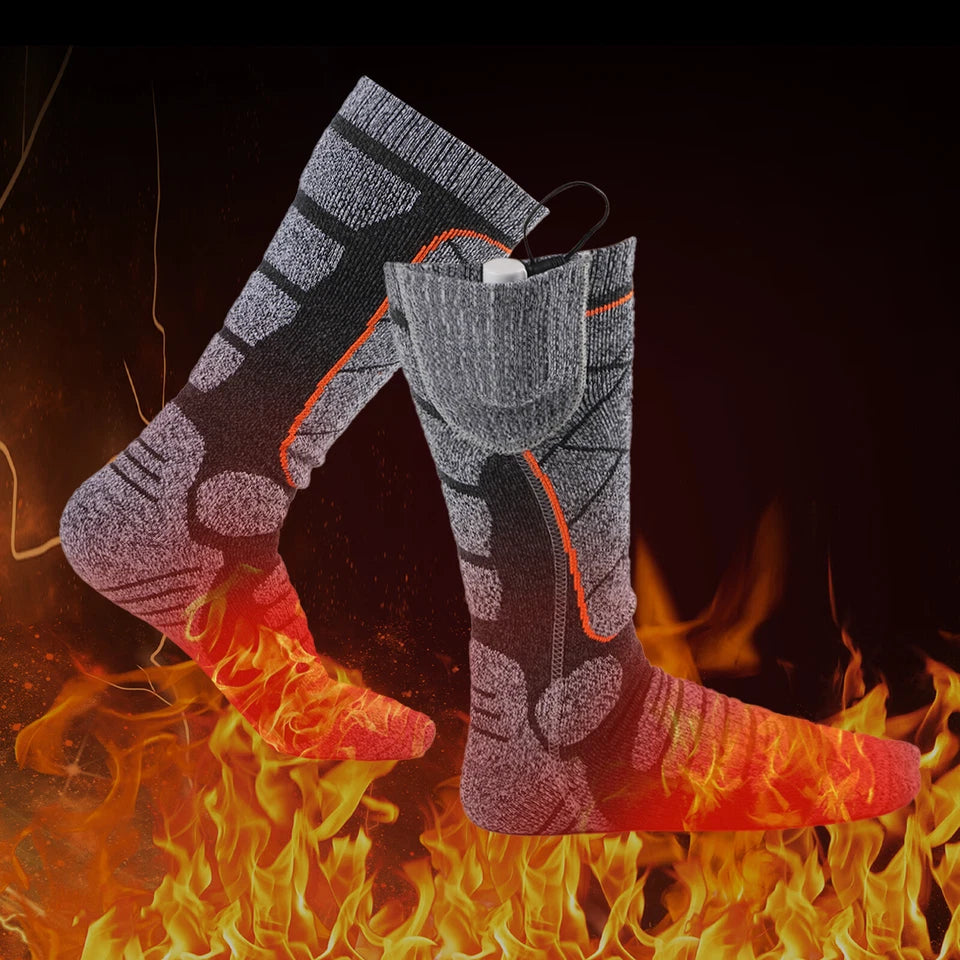 Rechargeable Heated Socks with Batteries for Men and Women