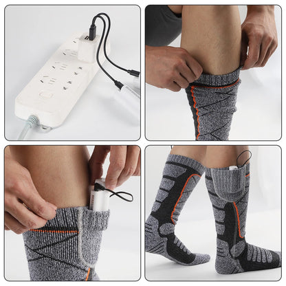 Rechargeable Heated Socks with Batteries for Men and Women